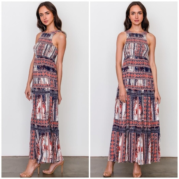 LAST ONE‼re:named Bloomingdale's Boho Maxi Dress - Picture 4 of 6